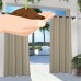 Exclusive Home Indoor/Outdoor Solid Cabana Window Curtain Panel Pair with Grommet Top   556662120